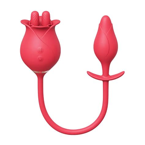 Vibrador Duplo Flex Vel Clit Ris E Plug Anal Vibra Es