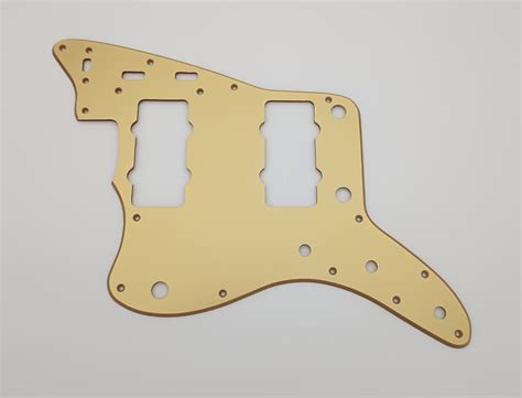 Metallic Gold Acrylic Lefthand Pickguard For Us Mex Fender Reverb