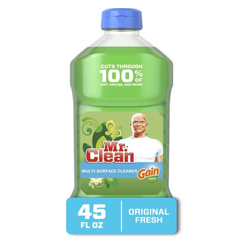 Mr Clean With Gain Original Scent Multi Surface Cleaner 45 Fl Oz