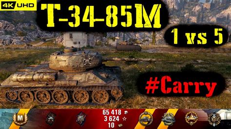 World Of Tanks T 34 85M Replay 7 Kills 2 6K DMG Patch 1 6 1 YouTube