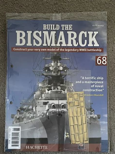 HACHETTE BUILD THE Battleship Bismarck Scale 1 200 Issue 29 4 99