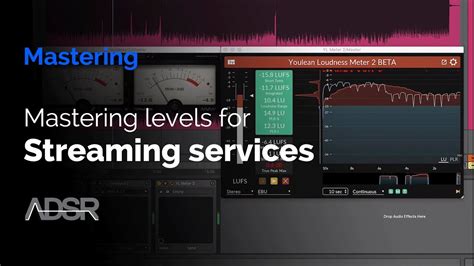 Mastering Levels For Streaming Services Lufs Metering Scale Youtube