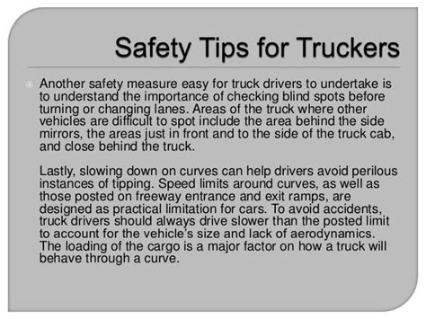 Safety Tips For Truckers