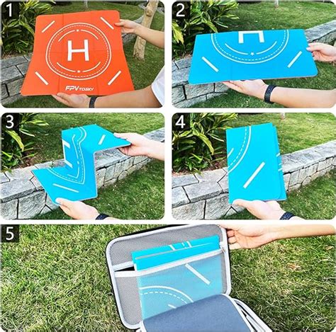 Fpvtosky Drone Landing Pad Universal Large 2051cm Fast Fold Double Sided Waterproof Landig