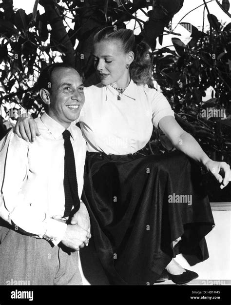 Jose Ferrer And His Second Wife Phyllis Hill Stock Photo