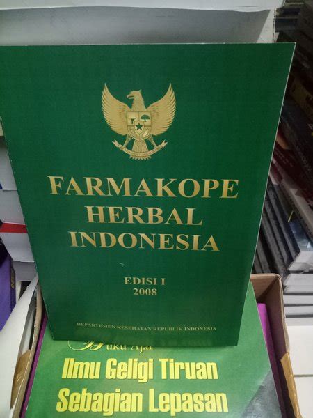 Jual FARMAKOPE HERBAL INDONESIA EDISI 2008 Di Lapak Agen Buku Barkas