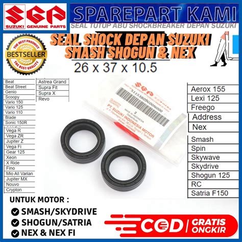 Jual SEAL SHOCK SATRIA FU 150 FI KARBU INJEKSI SMASH SHOGUN 125 SPIN