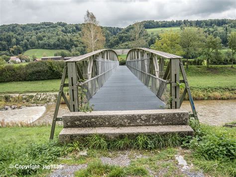 Bry Pedestrian Bridge Over The Broye River Moudon Can Flickr