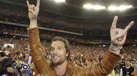 how much does matthew mcconaughey give to texas football