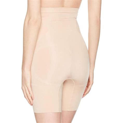 Spanx Women S Oncore High Waisted Mid Thigh Short Soft Nude Large