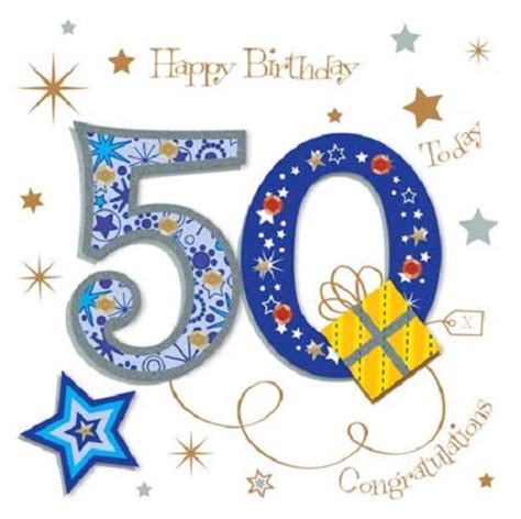 Happy 50th Birthday Greeting Card By Talking Pictures | Cards | Love Kates