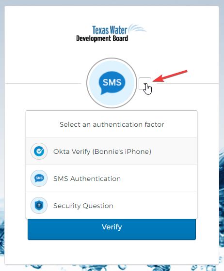 Set Up Multi Factor Authentication Texas Water Development Board