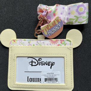 Winnie The Pooh Folk Floral Loungefly Cardholder Lanyard Disney Pins Blog