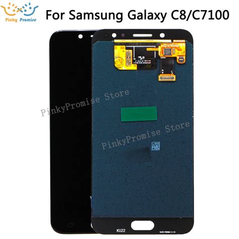 Pantalla Lcd Super Amoled Para Samsung Galaxy C C Montaje De