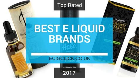 Best E liquid and E Juice Brands In The UK / USA In 2017