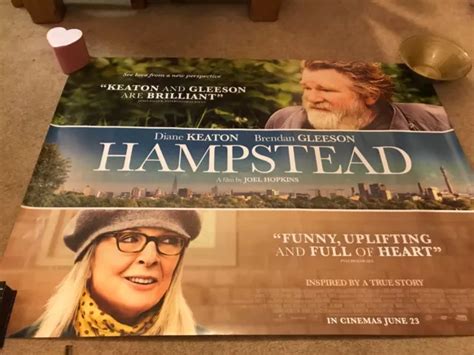 HAMPSTEAD MOVIE POSTER Staring Diane Keaton and Brendan Gleeson £1.00 ...