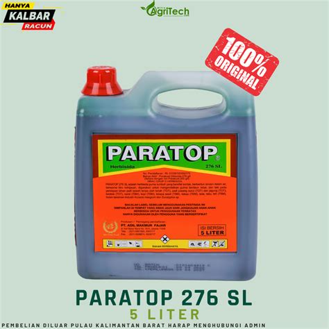 Jual Paratop Sl Liter Liter Liter Herbisida Kontak Racun