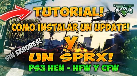 VIDEO TUTORIAL DE MODZ EN GTA V ONLINE PS3 HEN Y CFW PARA BLUS Y BLES