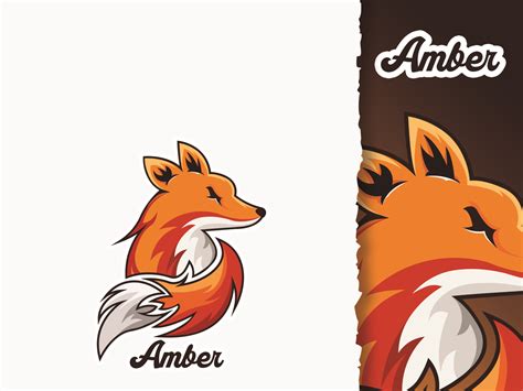 "Amber" Illustration/Logo by Telmo Fernandes on Dribbble