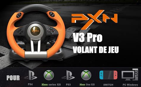 Pxn V Pro Volant Volant De Course Degree Volant With Avec