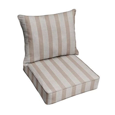 SORRA HOME 23 In X 25 In X 5 In Deep Seating Outdoor Pillow And