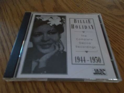 BILLIE HOLIDAY THE COMPLETE DECCA RECORDINGS 1944 1950 2 CD SET EBay