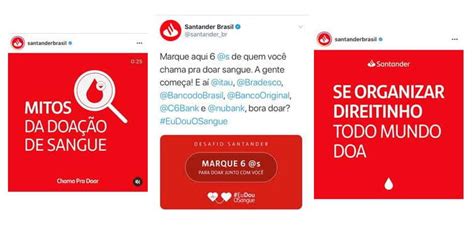 Santander lança campanha de doação de sangue e explora tom leve para