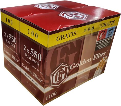 Gilzy Tutki Papierosowe GOLDEN FILTER 1000 100 1100szt 5275670093