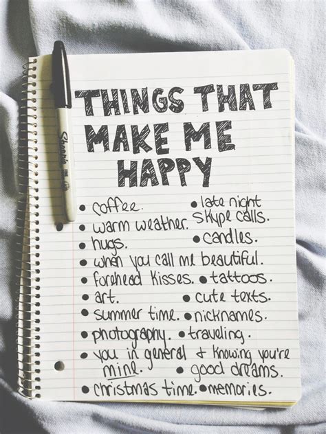 Things That Make You Happy Tumblr