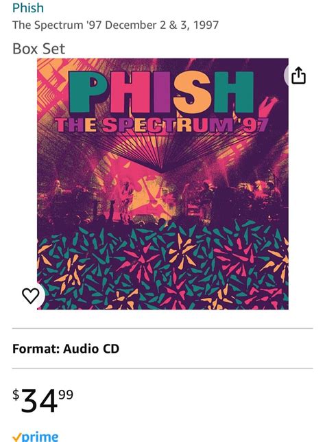 Philly Spectrum 97 Box Set R Phish