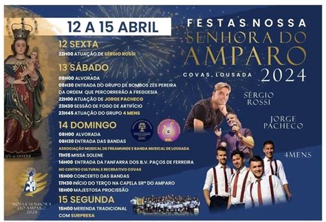 Festa Em Honra De Nossa Senhora Do Amparo 2024 Covas