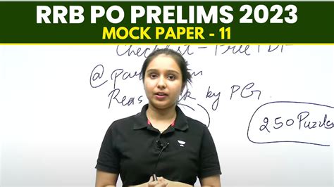 Complete Mock Test Reasoning Rrb Po Prelims Parul Gera