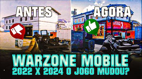 WARZONE MOBILE ANTES E DEPOIS SERÁ QUE MUDOU CALL OF DUTY