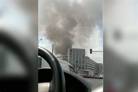 Dresden Rauchwolke über der Südvorstadt Was brennt da am Nürnberger Ei