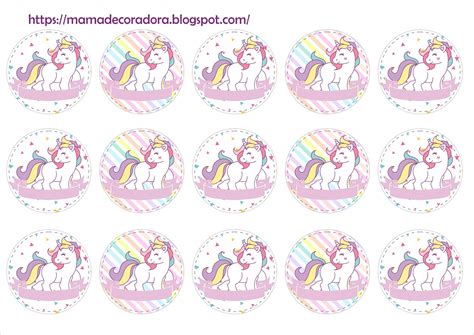 Mamá Decoradora Kit Imprimible Unicornio Gratis