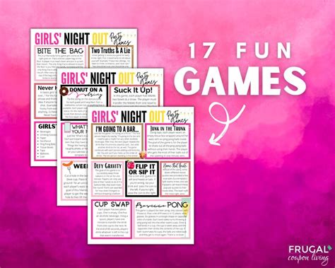 Girls Night Games Printable 17 Ladies Night Out Games Etsy