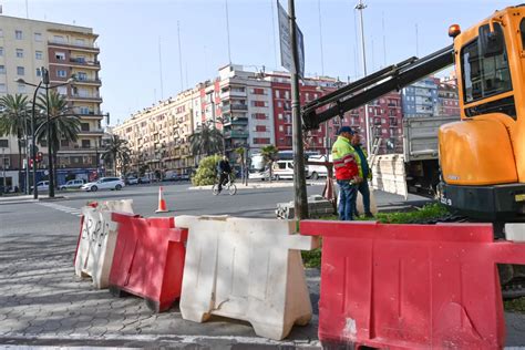 Empiezan las obras de un nuevo tramo de carril bici entre Blasco Ibáñez