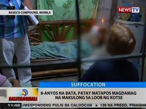 BT 8 Anyos Na Bata Patay Matapos Magdamag Na Makulong Sa Loob Ng