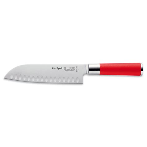 Cuchillo Santoku Con Alveolos F Dick Red Spirit Vianca