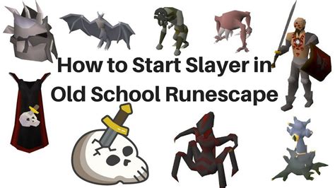 How To Start Slayer In Old School Runescape Basic Slayer Info Youtube