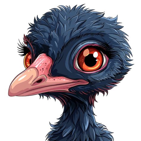 Ic Ne De Dessin Anim Emu Isol E Sur Fond Transparent Pour Le