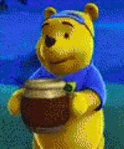 Dancing Winnie The Pooh With A Jar GIFDB