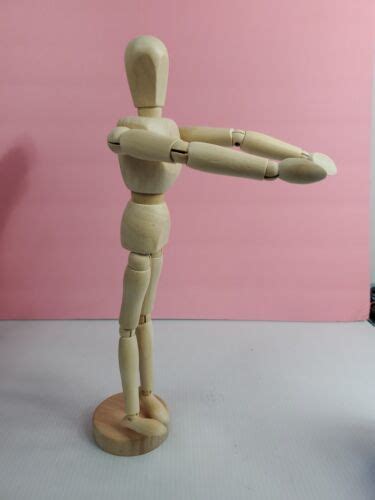 Wooden Poseable Figure Mannequin For Artists Jointed Tall Art