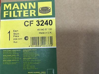 Mann Filter Cf Secondary Air For Agco Claas Deutz Fahr H Rlimann