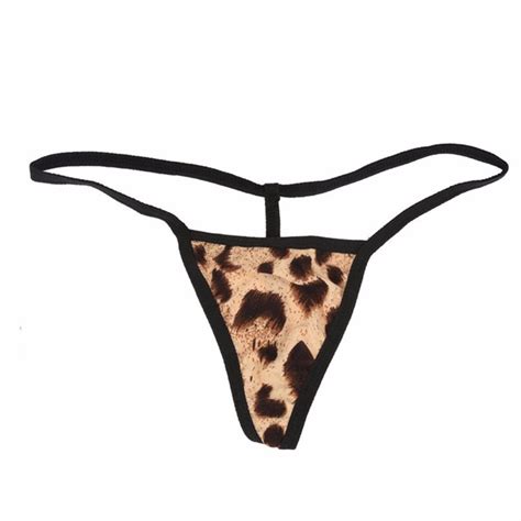 Pantie Tanga Leopardo Encaje Hilo Sexy Sensual Interior 79 00 En