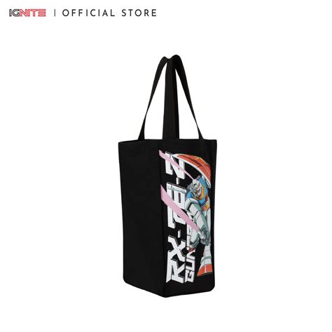 พรอมสง IGNITE Tote Bag Tumbler ถงผาใสแกวนำ ONE PIECE GUNDAM