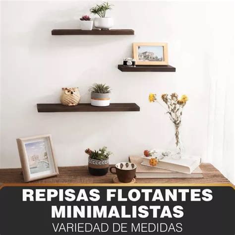 Repisa Esquinero Estante Flotante De Madera Niveles X Color Nogal