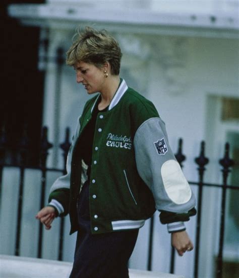 Princess Diana Philadelphia Eagles Varsity Jacket - Movie Jackets