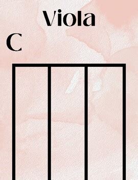 Viola String chart by Ms Adams Music Class | TPT