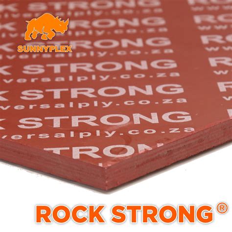 Rock Strong Film Face Panels Red Formwork Shuttering Construction